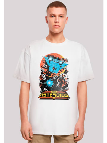 F4NT4STIC Oversize T-Shirt Asteroids Vintage Atari Retro Gaming in weiß