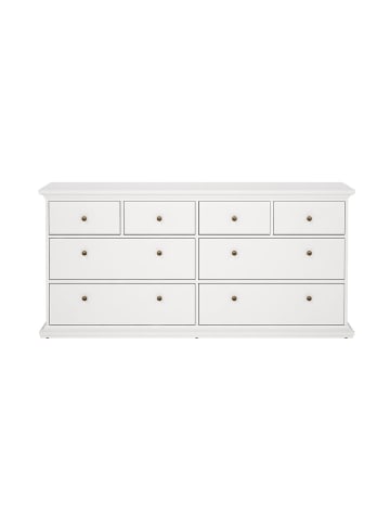 ebuy24 Kommode Venedig Weiß 183 x 48 cm