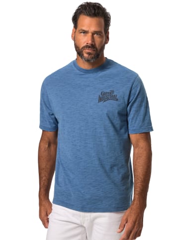 JP1880 Kurzarm T-Shirt in blue denim