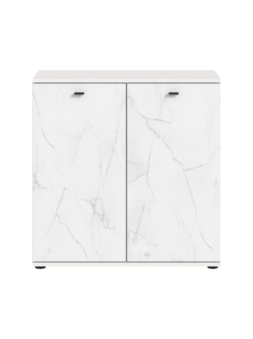ebuy24 Sideboard Stone Weiß 86 x 40 cm