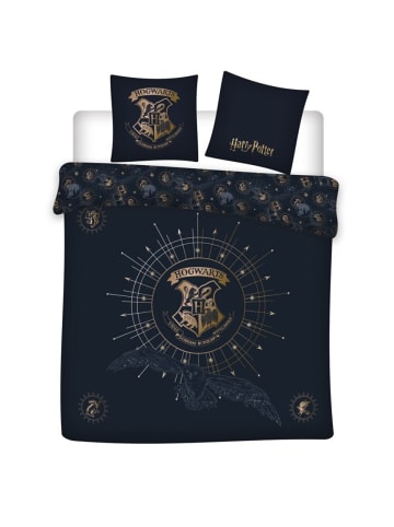 Harry Potter Harry Potter Bettwäsche 240x220 cm + 2 Kissenbezüge 65x65 cm in Schwarz