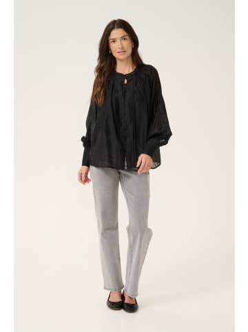 Cream Langarm - Hemd CRFriil Loose fit in Pitch Black