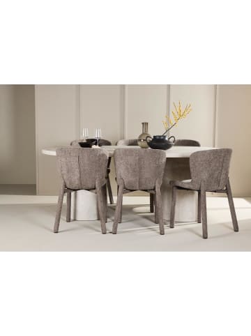 ebuy24 Essgruppe Narvik (7-teilig) Beige 100 x 200 cm