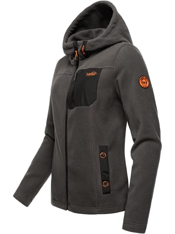 Marikoo Fleecejacke Mount Iwaki in Anthracite