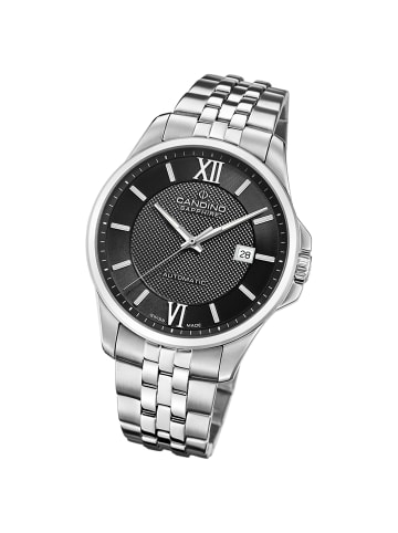Candino Analog-Armbanduhr Candino Automatik silber groß (ca. 42mm)