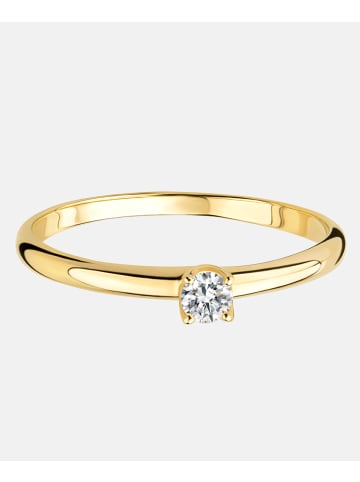 Diamant L'éternel Ring aus 375 Gelbgold mit Diamant