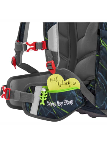 Step by Step FIT Schulranzen-Set Danger Cat Chiko 5-tlg. in grün