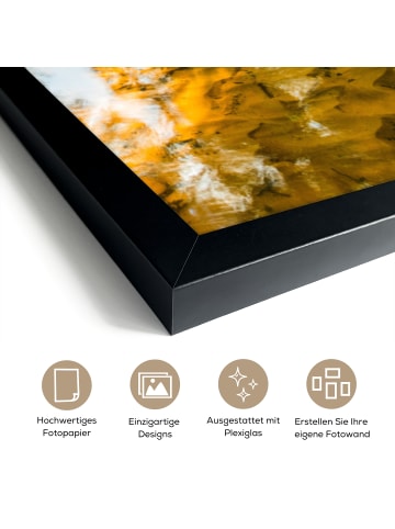 OnlyWow Poster mit Leiste Waldlicht