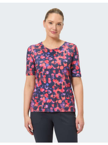 Joy Sportswear T-Shirt DONJA in hibiscus red print