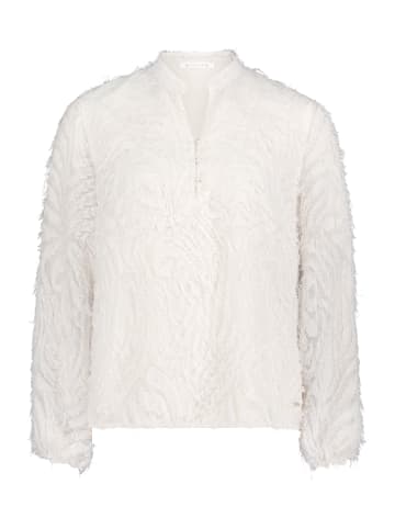 BETTY & CO Schlupfbluse mit Struktur in cream