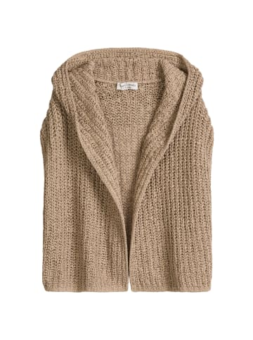 Marc O'Polo Ärmelloser Cardigan loose in Sandpaper