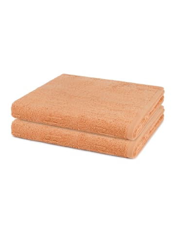Ross 2 X Duschtuch im Set Premium in Caramel