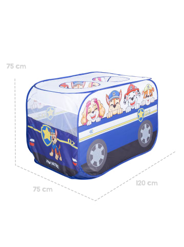 roba Pop-Up Spielzelt Paw Patrol - mit automatischer Klappfunktion - Blau / Weiß