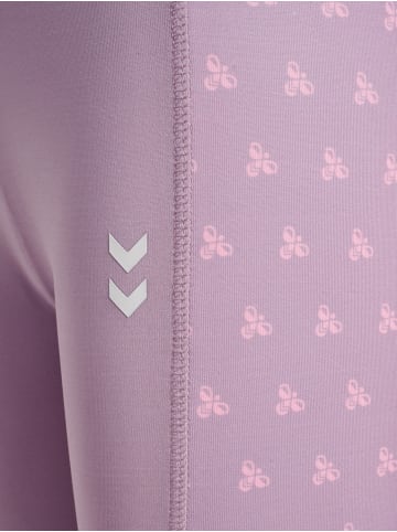 Hummel Leggings "Mix Mid Waist Tights" in Lila