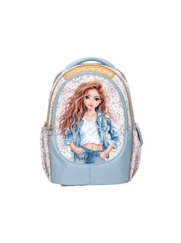 Depesche Schulrucksack FESTIVAL FUN TOPModel in 25 x 34 x 43 cm in hellblau