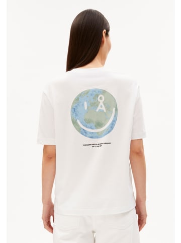 armedangels T-Shirt Tarjaa Graphic in weiß