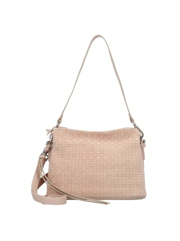FREDs BRUDER Weave Harmony Schultertasche Leder 27 cm in stone