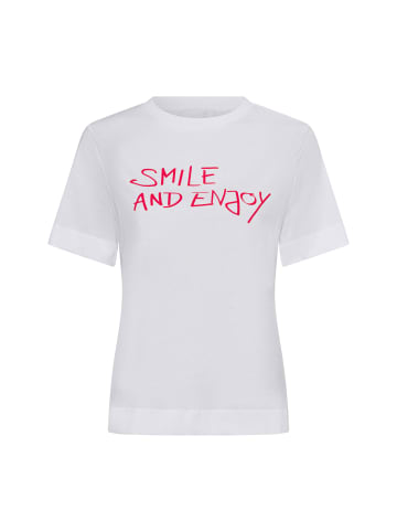 Rich & Royal T-Shirt in weiß rot