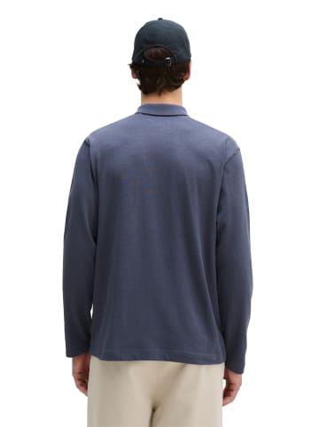 Marc O'Polo Langarm-Poloshirt regular in Faded Blue