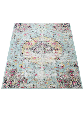 KADIMA DESIGN Outdoor Teppich Orient-Vintage Balkon, Terrasse schmutzabweisend in Mehrfarbig