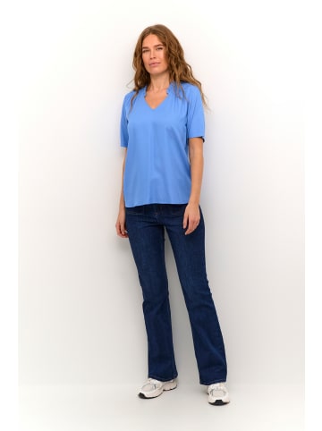 Kaffe Bluse kurzarm KAtina Regular fit in Ultramarine