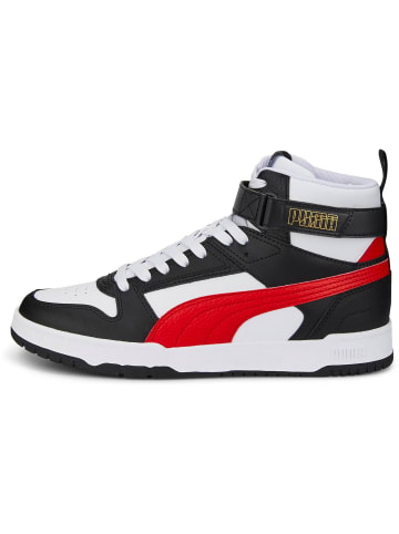 Puma Sneaker RBD Game in puma white-high risk red-puma black-puma team gold