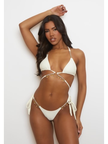 Moda Minx Bikini Top Seychelles Triangle Wrap in Coconut