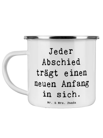 Mr. & Mrs. Panda Henkeltasse Spruch Verluste betrauern und losla... in Weiß