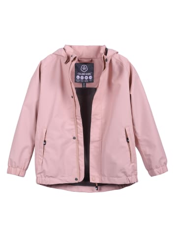 Color Kids Regenmantel COShell in Rosa