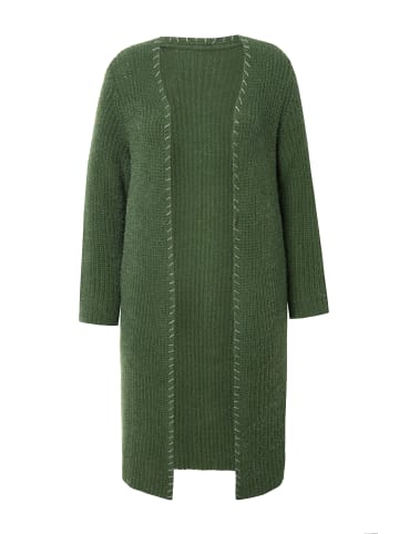 MIAMODA Strickjacke in dunkel grün