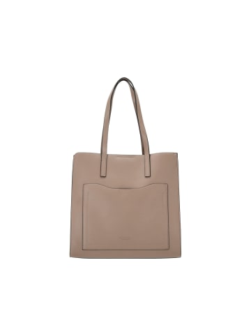 Seidenfelt Shopper für Damen in taupe in taupe