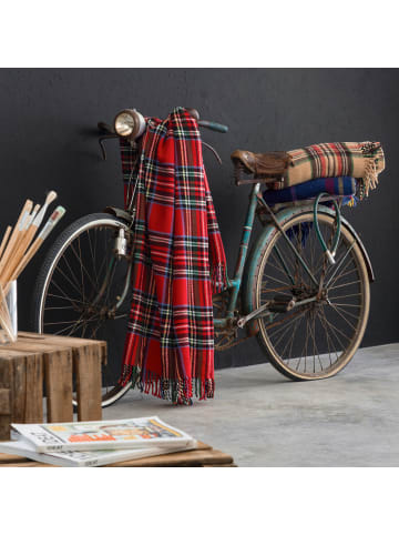 Erwin Müller Baumwollmischung Plaid Padua in blau