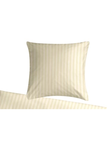 Carpe Sonno Damast Bettwäsche Set Streifen in Beige