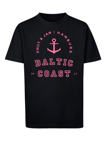 F4NT4STIC T-Shirt Baltic Coast Knut & Jan Hamburg in schwarz