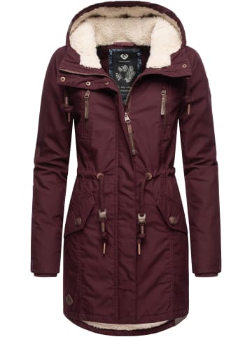 ragwear Wintermantel Elsie in Wine Red22