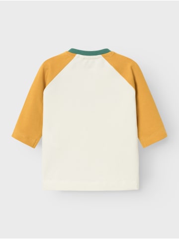 name it Jungen langarm Shirt mit 3D Druck in Weiß