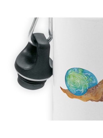 Mr. & Mrs. Panda Wasserflasche Schnecke Sir ohne Spruch in Weiß