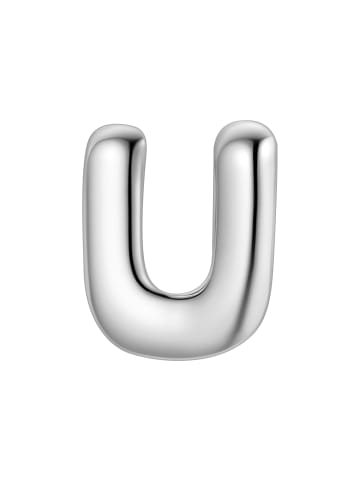 Glanzstücke München Ohrringe Piercing Buchstabe U aus Sterling Silber in silber