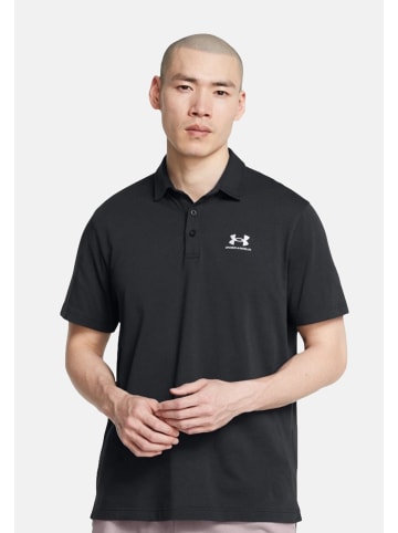 Under Armour Poloshirt 'Icon' in schwarz