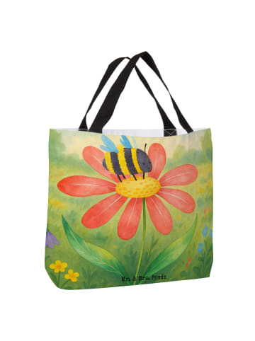 Mr. & Mrs. Panda Shopper Hummel Blume Design ohne Spruch in Weiß