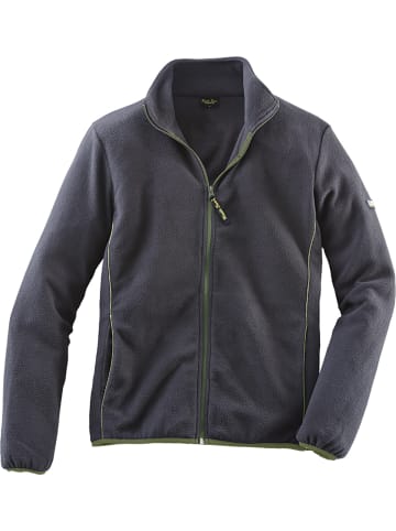 Uncle Sam Fleecejacke in schwarz/oliv