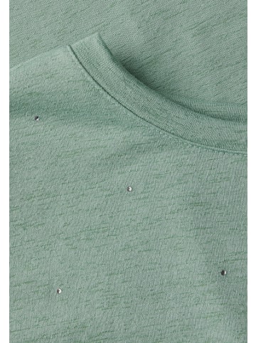 Cecil Shirt mit Dekosteinen in Grün