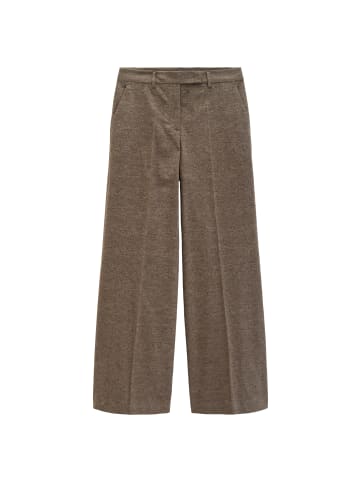 Marc O'Polo Glencheck-Hose wide in Dark Brown