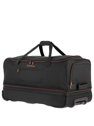 travelite Basics - Rollenreisetasche 98/119L 70 cm erw. (bordeaux) in schwarz