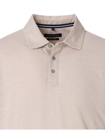 CASAMODA Polo-Shirt in Beige
