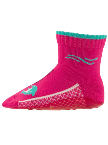 BEACHIES Aquasocken Strandsocke Delfin in pink