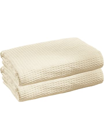 Erwin Müller Baumwolle Sommer-Decke 2er-Pack Siena in natur