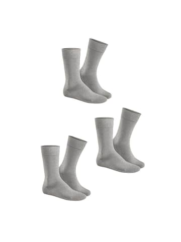 Hudson Socken Simply³ 3-Pack in Silber