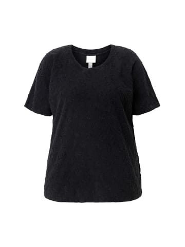 Ulla Popken Shirt in schwarz