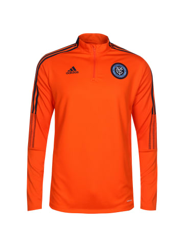 adidas Performance Sweatshirt New York City FC in orange / schwarz